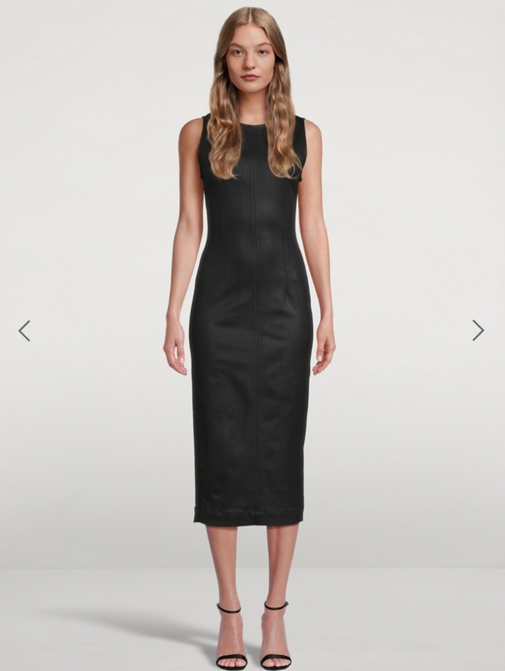 DL1961 Esme Dress Midi Black Dress Size Small